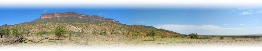 Rift escarpement in Turkana (Kenya)